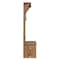 Alaterre Furniture Bethel Acacia Wood 70"H Hall Tree ANTR2830 - alternate 8